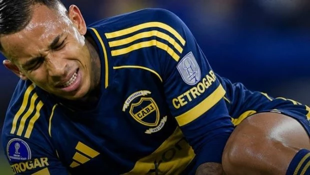 Boca: Villa se dobló el tobillo, terminó lesionado y Arruabarrena espera los estudios