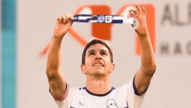 Nacho Fernández le rindió homenaje a Diego Armando Maradona.