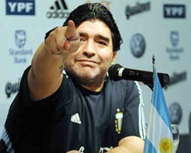 Maradona pidió más comodidades para la estadía argentina en Sudáfrica