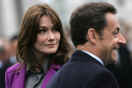 Sarkozy y Bruni sufren la primera crisis marital