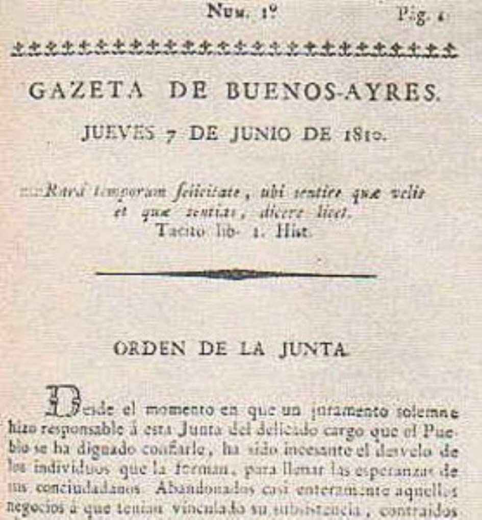 Se cumplen 200 años de la aparición del primer periódico Actualidad