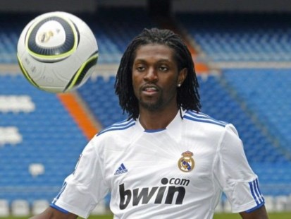 Adebayor agradece la oportunidad de jugar en Real Madrid