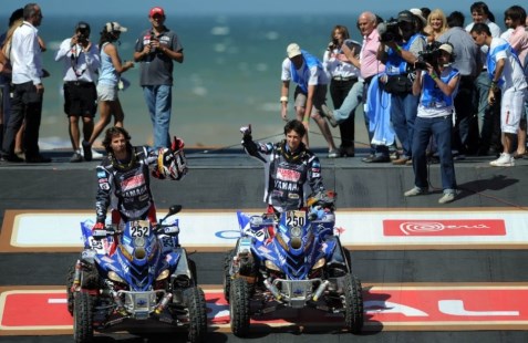 Comenzó el Dakar para las motos y los cuatriciclos, que ya pasaron por Necochea