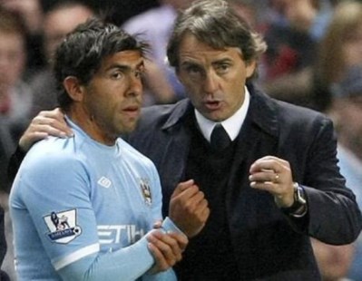 Tevez vuelve al Manchester City e intentará recomponer la relación con Mancini