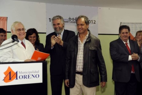 Scioli recordó el coraje y la convicción del ex presidente