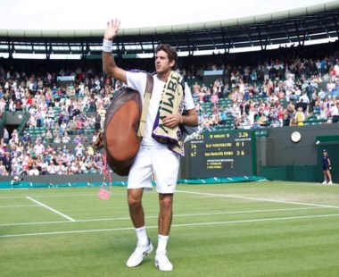 Del Potro venció al japonés Nishikori y avanzó a octavos en Wimbledon