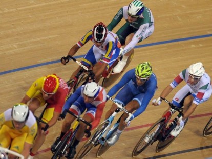 Walter Pérez empezó mal pero quedó octavo en la prueba Omnium de ciclismo