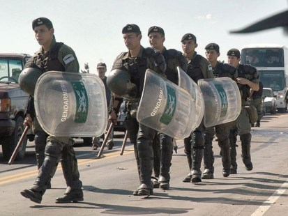 Incidentes entre cooperativistas y la Gendarmería en la Panamericana