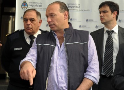 Berni calificó de "delincuentes" a los jefes de la Federal sospechados de coimas