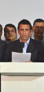 Capriles calificó de inconstitucional la asunción de Maduro