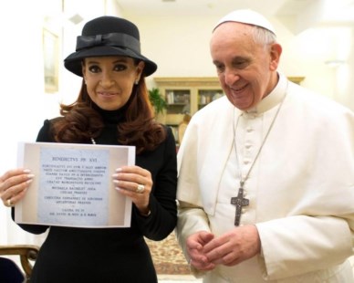 El Papa envió una carta a la Presidenta en la que pidió díalogo y reconciliación a las autoridades