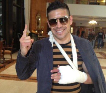 Maravilla" Martínez tiene una fractura en la mano izquierda