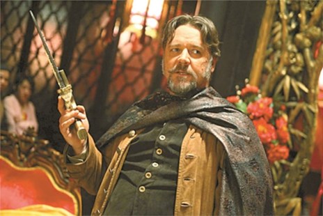 Russell Crowe, como el implacable Cuchilla Jack. 