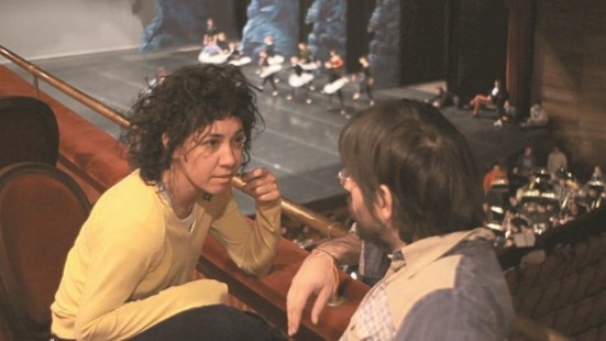 Luciana Acuña y Rodrigo Sánchez Mariño, la coreógrafa y el sonidista. 