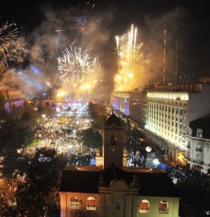 El kirchnerismo celebró con una gran fiesta el día de la patria y los 11 años de la llegada al Gobierno