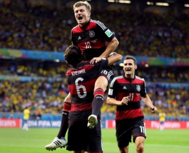 Alemania humilló a Brasil y clasificó a la final