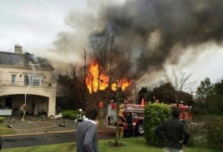 Investigan las causas del accidente aéreo en Nordelta