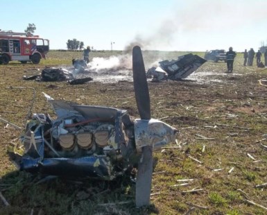 Otra avioneta cayó en la zona del aeródromo de General Villegas