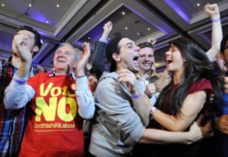 Escocia le dijo “No” a la independencia en una jornada electoral histórica