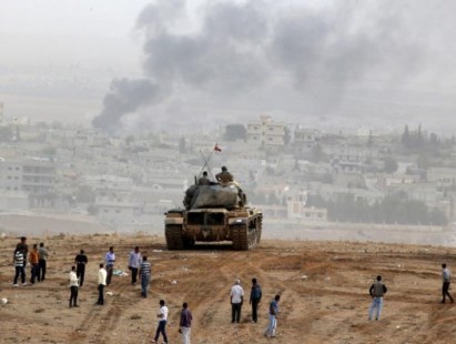 Combatientes kurdos mantienen duros combates en la ciudad de Kobani