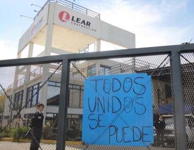 Reincorporan a trabajadores despedidos de Lear tras una nueva protesta