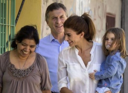 Macri saludó a Margarita Barrientos: "Cumplí con la cábala de hace 7 años"
