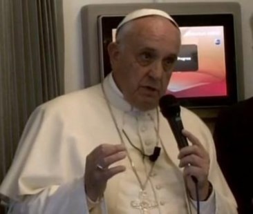 Papa Francisco: "No se puede ofender la religión"