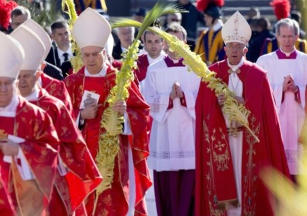 Domingo de Ramos: Francisco recordó que el "estilo" de los cristianos debe ser la humildad