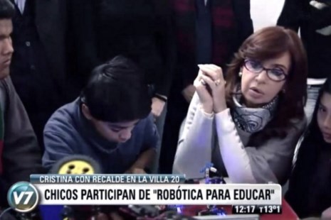 Cristina Kirchner acompañó a Recalde en el cierre de campaña 