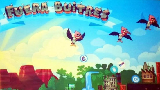 Angry buitres: el videojuego de Kicillof para los chicos en Tecnópolis 