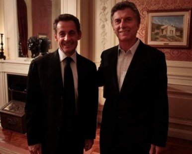 Macri se reunió con el ex presidente de Francia Nicolás Sarkozy