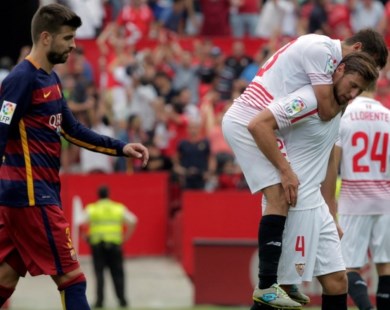 Barcelona cayó ante Sevilla y comienza a sentir la ausencia de Messi