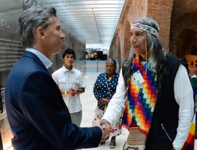 Tras reunirse con Macri, el líder de la comunidad qom dice que es un "momento histórico"