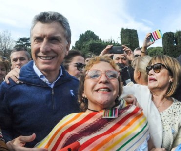 Macri compartió un locro con funcionarios y representantes de organizaciones sociales
