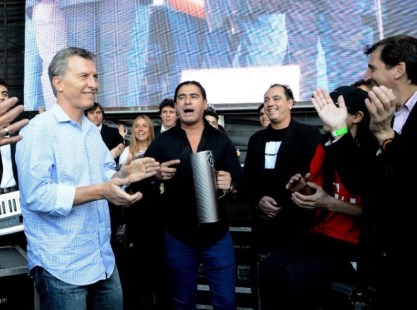 Macri visitó el festival de cumbia que se realiza en Tecnópolis
