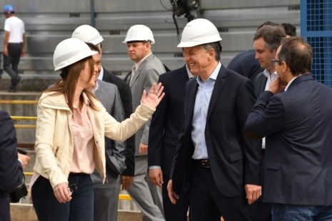 Junto a Vidal, Macri puso en marcha la tuneladora para soterrar el Sarmiento
