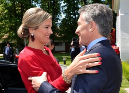 El Presidente recibió a Máxima en Olivos 