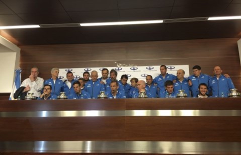 Llegaron los campeones de la Davis: "Esto es histórico y soñado"