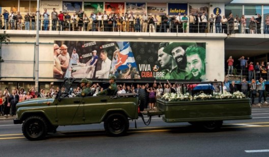Se inició la caravana hacia Santiago de Cuba con los restos de Fidel Castro 