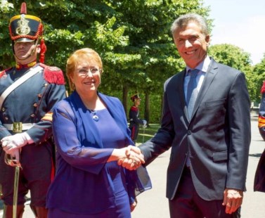 Macri recibió a Bachelet en Olivos y hablaron de la posible integración de la Argentina a la Alianza del Pacífico
