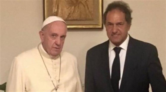 El Papa recibió a Scioli en el Vaticano 