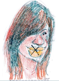 Cristina criticó una caricatura y acusó a Sábat por violencia de género