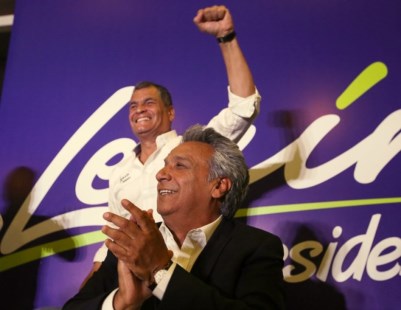 El oficialista Lenín Moreno se imponía en las elecciones presidenciales en Ecuador 