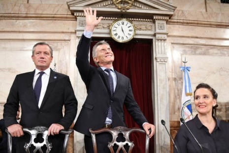 El Presidente inauguró las sesiones ordinarias ante la Asamblea Legislativa