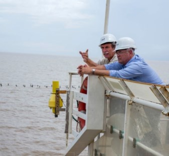 Finalizan el dragado en el canal de acceso del Puerto La Plata