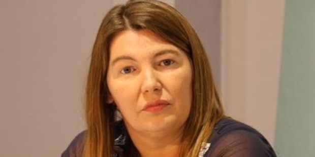 La gobernadora de Tierra del Fuego, Roxana Bertone.