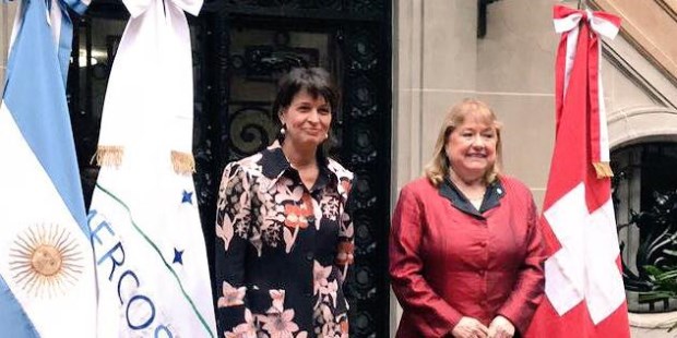 Leuthard y Malcorra.