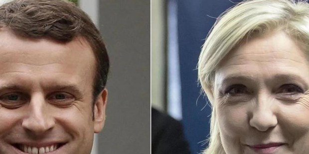 Macron y Le Pen.