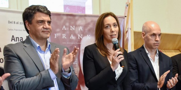 Junto a Vidal, estuvieron el jefe de gobierno de la Ciudad de Buenos Aires, Horacio Rodríguez Larreta y el intendente Jorge Macri entre otros.