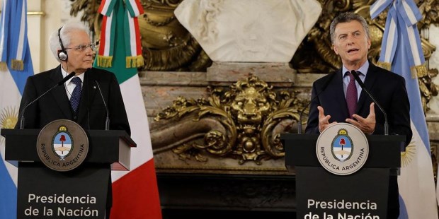 Macri y el presidente de Italia hablaron de "avances" en un acuerdo entre el Mercosur y la UE.
